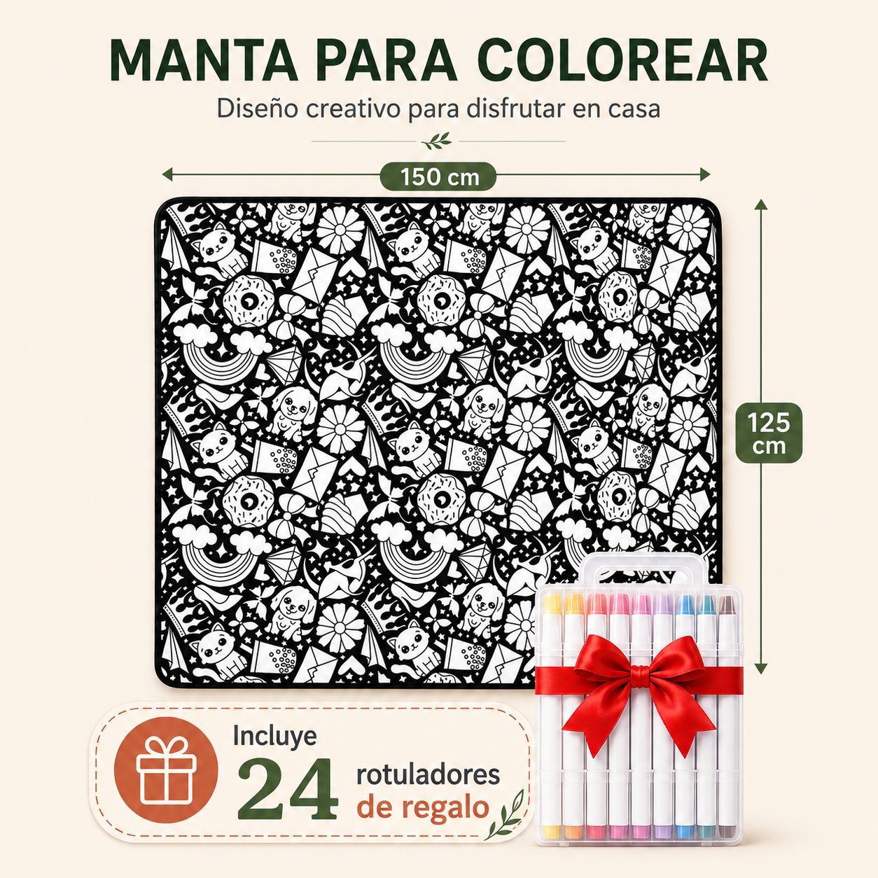 Matalia™ Manta para Colorear