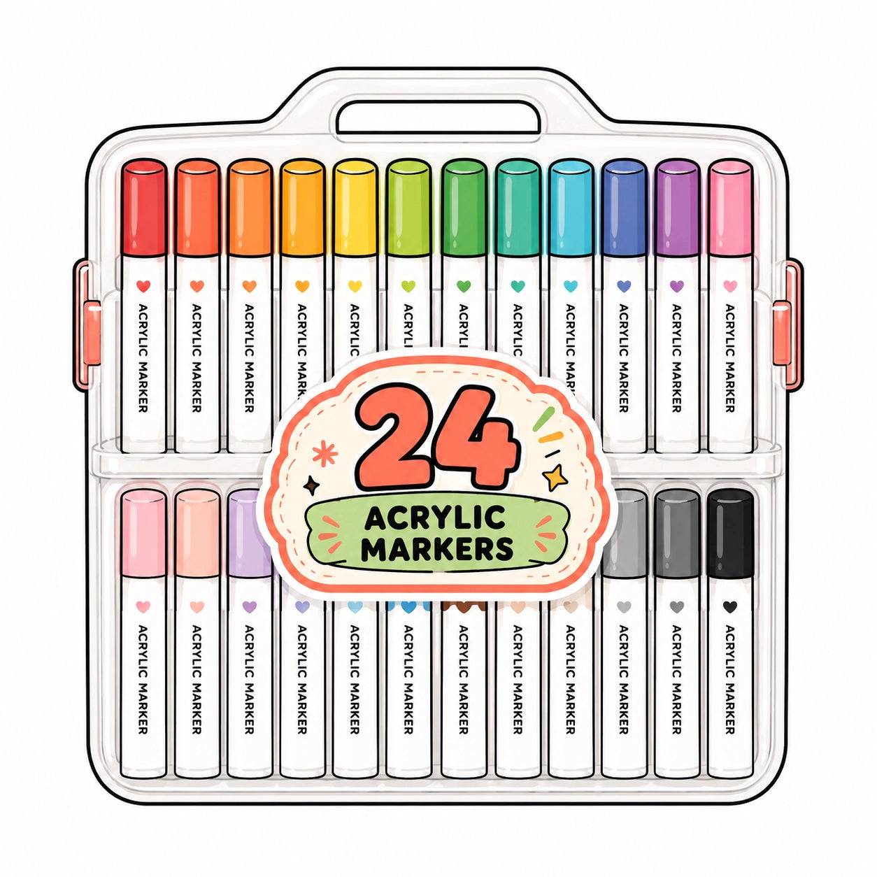 Extra 24 Rotuladores Acrílicos