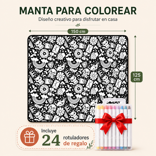 Matalia™ Manta para Colorear